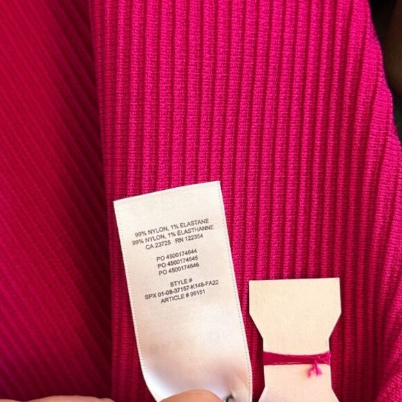 Babaton Aritzia Bodycon Squareneck Tank Dress Womens Size L‎ Pink Legally Blonde - Picture 11 of 11